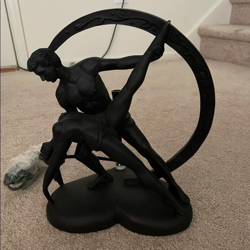 Dance Silhouette Black Lamp